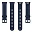 Силіконовий ремінець Tamister для Xiaomi Mi Smart Band 7 Pro Midnight blue - мініатюра 4