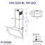 Вытяжка декоративная наклонная Минола HVS 5224 BL 700 LED - миниатюра 11