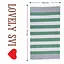 Рушник пештемаль Lovely Svi бавовняний, пляжний, хамам, spa - XХL 100x180 см Green/Blue Stripes (6032025) - мініатюра 5