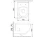 Унитаз подвесной Newarc 3825 с сидением Soft Close, Белый - миниатюра 2