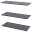 Полиця для одягу Doros Promo Графіт 3шт. 86.7х35х1.6 (41516029) - мініатюра 1