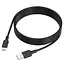Кабель BOROFONE BX113 Lenny silicone charging data cable Micro(L=2M) Black - мініатюра 5