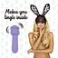 Вибратор для клитора FeelzToys Mister Bunny 13.5 см фиолетовый - миниатюра 5