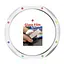 Безель металевий Sikai для смартгодинника Xiaomi Watch S3/S4 Silver-multicolor + захисне скло - мініатюра 3