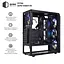 Корпус QUBE BOREY V2.0 ARGB Black (BOREY_F5NU3_V2.0) - мініатюра 3