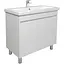 Тумба Мойдодир Сіті 80-U з умивальником Cosmopolitan 80 Білий підлогова/підвісна Білий - мініатюра 1