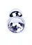 Металлическая анальная пробка с кристаллом Boss Jewellery Silver 7 см (прозрачный) - миниатюра 3