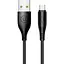 Кабель Usams U18 Round USB-A to Micro-USB 2A Black [66985] - мініатюра 1