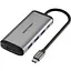 Хаб Vention Type-C to HDMI/USB3.0*3/PD Converter 0.15M Gray Metal Type (CNBHB) - миниатюра 1