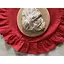 Салфетка под тарелку Ecotton Duck Red водоотталкивающая круглая с рюшами 43 см (25584) - миниатюра 6