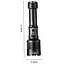 Ліхтар ручний акумуляторний X-Balog Bl-g200-p160 з функцією powerbank - мініатюра 2