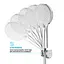 Душевой набор Drop MULTI120-3WH+SET (лейка для душа + шланг + крепление) - миниатюра 8