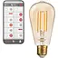 Вінтажна лампочка Brennenstuhl Connect WiFi Filament LED Lamp Edison (вінтажна лампочка, сумісна з Amazon Alexa та Google Assistan - мініатюра 1
