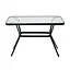 Стіл садовий Garden Line Fenix black 110 x 60 x 70 см - мініатюра 1