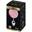 Металева анальна пробка Кролячий хвостик Alive Fluffy Plug L Pink діаметр 3.9 см - мініатюра 2