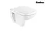 Унитаз подвесной Roca Debba A34699L000, Белый - миниатюра 1