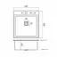 Кухонная мойка Platinum Handmade HSB 400x500x230 нержавейка (квадратный сифон 3,0/1,0), Нержавеющая сталь - миниатюра 6