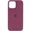 Чохол Silicone Case Full Protective (AA) для Apple iPhone 16 Pro (6.3) Бордовий / Plum - мініатюра 1