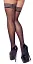 Чулки Cottelli Collection Legwear Hold-Up 2 черный - миниатюра 2