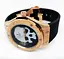 Мужские наручные часы Hublot с черепом 45 мм Золотой (2104618465) - миниатюра 5