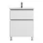 Тумба з умивальником AM.PM X-Joy підлогова 65 см 2 ящики білий M85-FSX0652-WC0652WG38 Білий - мініатюра 8