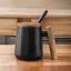 Кухоль керамічний OldBro з дерев'яною ручкою кришкою та ложкою 480 мл black - мініатюра 4