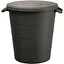 Бак для сміття Prosperplast Smooth 120 л чорний - мініатюра 1