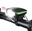 Вело фара та велосипедний сигнал на виносній кнопці Bike Light 7588 акумуляторний велоліхтар micro-USB - мініатюра 1