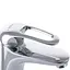 Змішувач для умивальника Haiba Cosmos 001 HB0043 Хром - мініатюра 3