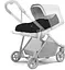 Теплий конверт-накидка Thule Newborn Nest Black (TH 11200310) - мініатюра 2