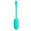 Віброяйце Pretty Love Kirk Super Soft Silicone 19.7 см бірюзовий - мініатюра 2