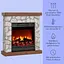Камін електричний Klarstein Lienz кам'яний декор (10034124) - мініатюра 3