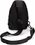 Небольшая сумка слинг Lanpad тканевая черный sum0028753 - миниатюра 4
