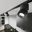 Светильник трековый поворотный LED KW-229/12W NW BK Brille 33-057 - миниатюра 11