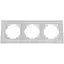 Рамка Brille тройная белая (стекло) NB-3F wh - миниатюра 1