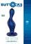 Анальная пробка TOYJOY The Hitter Buttplug 13 см (синий) - миниатюра 10