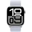 Смарт-годинник Apple Watch Series 10 GPS 42mm Silver Aluminum Case w. Blue Cloud Sport Loop (MWWD3) - мініатюра 2