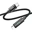 Кабель Hoco U125 Benefit charging data cable with display Type-C 5A 1.2 м черный - миниатюра 1