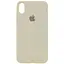 Чохол Silicone Case Full Protective (AA) для Apple iPhone X / XS (5.8) Бежевий / Antique White - мініатюра 1