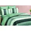 Комплект постельного белья Versailles Зеленая полоска двуспальный микрофибра (147089) - миниатюра 1