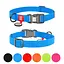 Ошейник для собак водостойкий Waudog Waterproof с QR-паспортом пластиковая пряжка-фастекс Ш 15 мм Д 25-35 см голубой - миниатюра 2