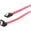 Кабель Cablexpert SATA III 0.5m із засувкою та кутовим роз'ємом (CC-SATAM-DATA90) - мініатюра 1