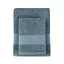 Рушник махровий Lotus Home - Dena navy сіро-синій 50x90 - мініатюра 2