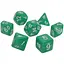 Набір кубиків Pearl 7 Dice Set - Green , 7 шт. (g7dpearl16) - мініатюра 1