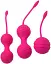 Вагінальні кульки Кегеля I’MCUM TightLuxe Kegel Balls Рожеві 3 шт (IM-KGE209) - мініатюра 1