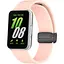 Ремешок DK Silicone Sport Magnetic для Samsung Galaxy Fit3 (R390) (pink sand / black) - миниатюра 2