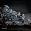 Эрекционное кольцо Boners Triple Cock Ring 18 см серый - миниатюра 6