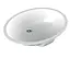 Умивальник врізний під стільницю Imprese овальний 38x47,5x18 см white c06900103OV, Білий - мініатюра 1