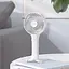 Вентилятор портативный Hoco Mirage handheld fan F12 Plus 5H, Ultra-Quiet - миниатюра 2