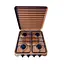 Настільна газова плита ViLgrand VGP-4042 Brown з кришкою на 4 конфорки 88099 - мініатюра 6
